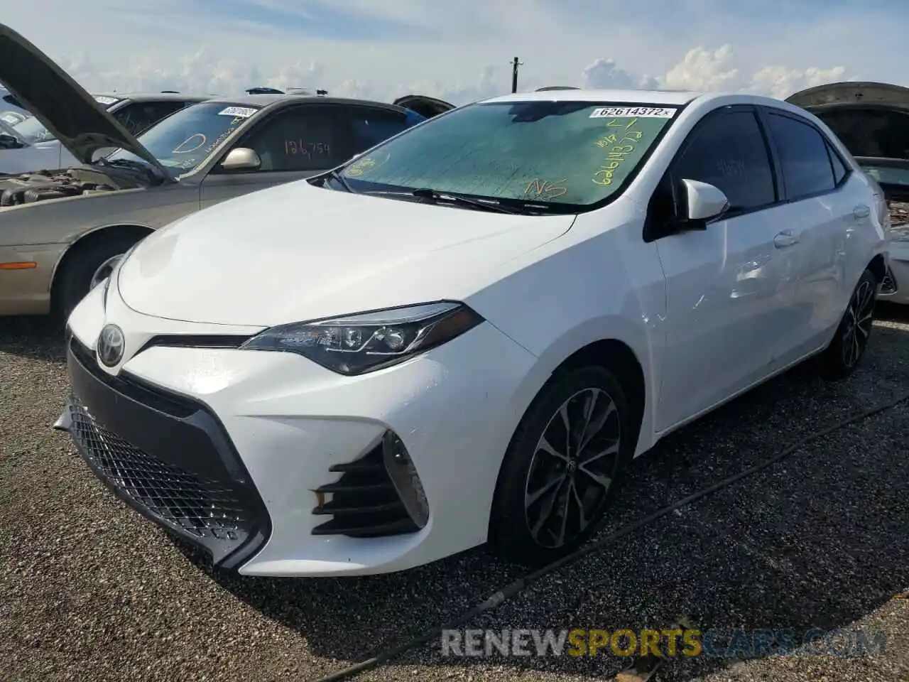 2 Photograph of a damaged car 2T1BURHE4KC151790 TOYOTA COROLLA 2019