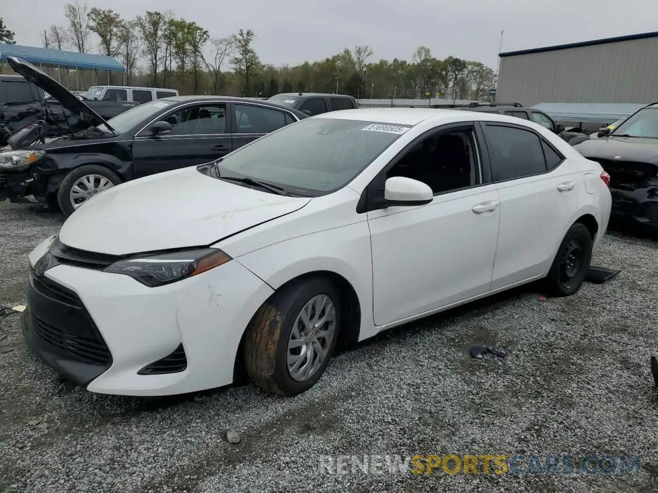 1 Photograph of a damaged car 2T1BURHE4KC154382 TOYOTA COROLLA 2019