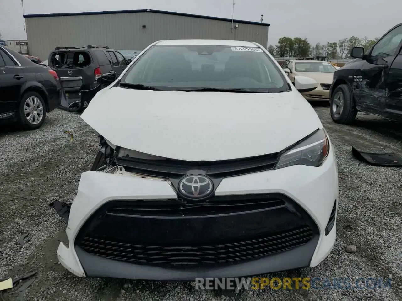 5 Photograph of a damaged car 2T1BURHE4KC154382 TOYOTA COROLLA 2019