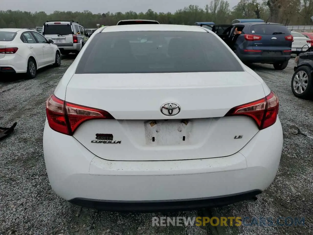 6 Photograph of a damaged car 2T1BURHE4KC154382 TOYOTA COROLLA 2019