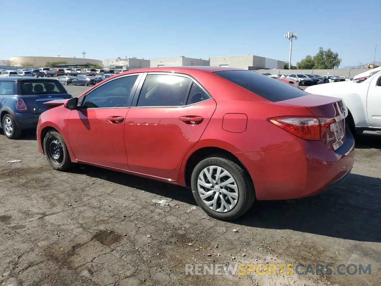 2 Photograph of a damaged car 2T1BURHE4KC157170 TOYOTA COROLLA 2019