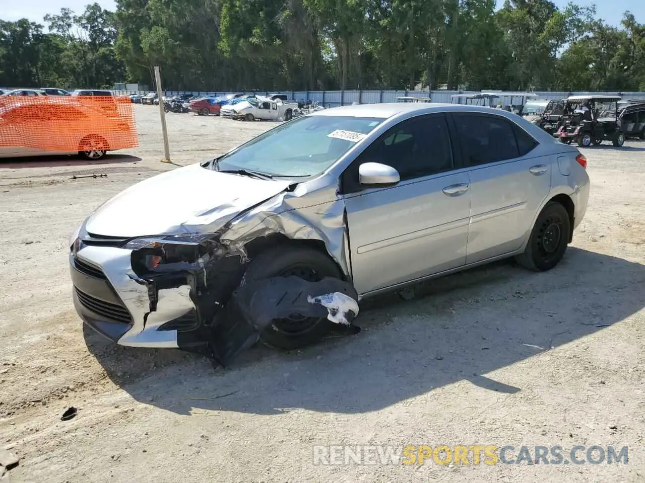 1 Photograph of a damaged car 2T1BURHE4KC159078 TOYOTA COROLLA 2019