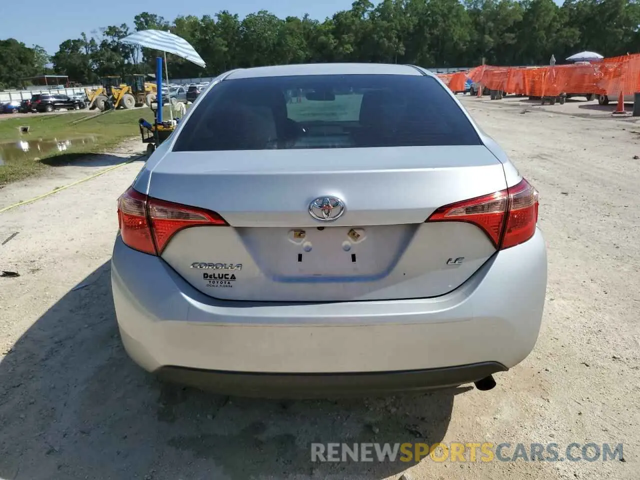 6 Photograph of a damaged car 2T1BURHE4KC159078 TOYOTA COROLLA 2019