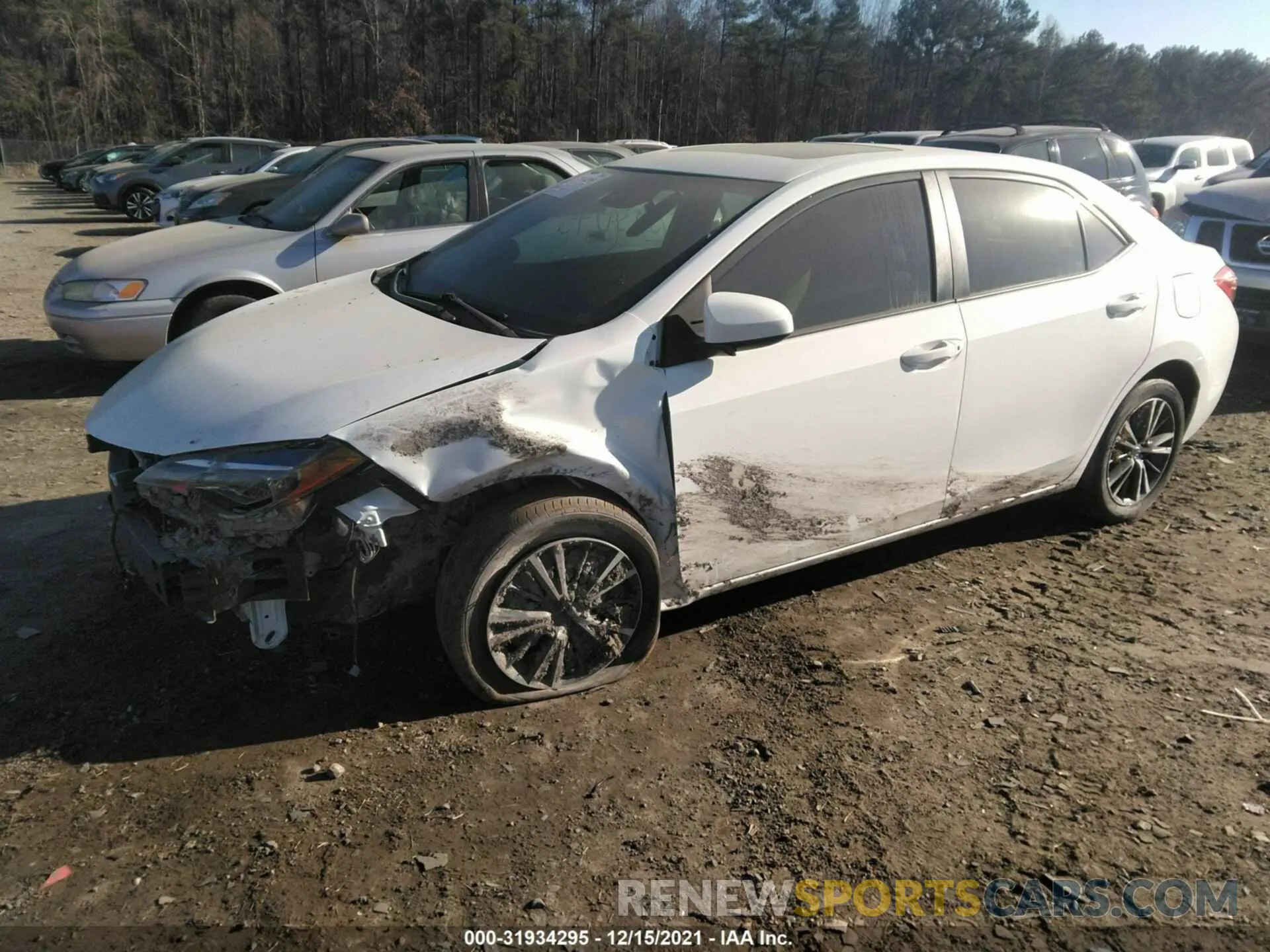 2 Photograph of a damaged car 2T1BURHE4KC161896 TOYOTA COROLLA 2019