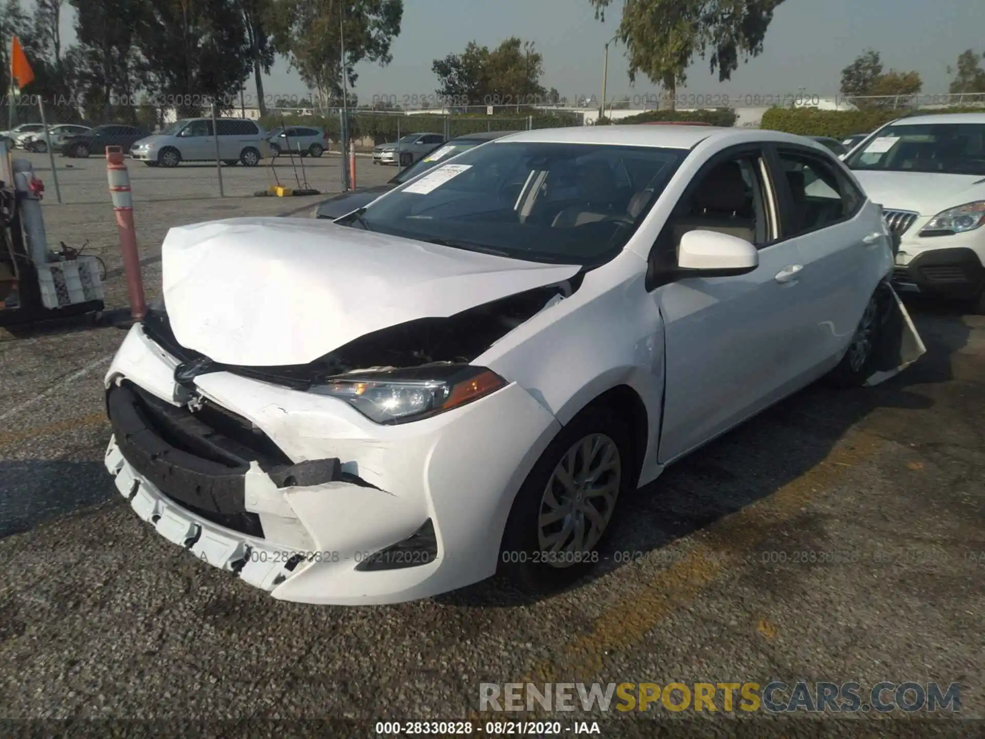 2 Photograph of a damaged car 2T1BURHE4KC163051 TOYOTA COROLLA 2019