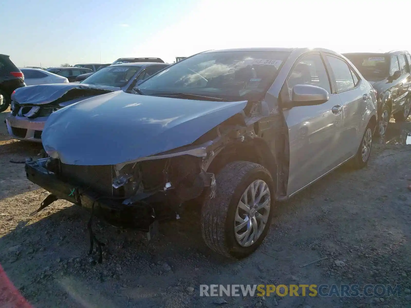 2 Photograph of a damaged car 2T1BURHE4KC164278 TOYOTA COROLLA 2019