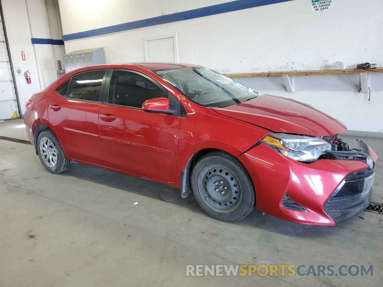 4 Photograph of a damaged car 2T1BURHE4KC167018 TOYOTA COROLLA 2019