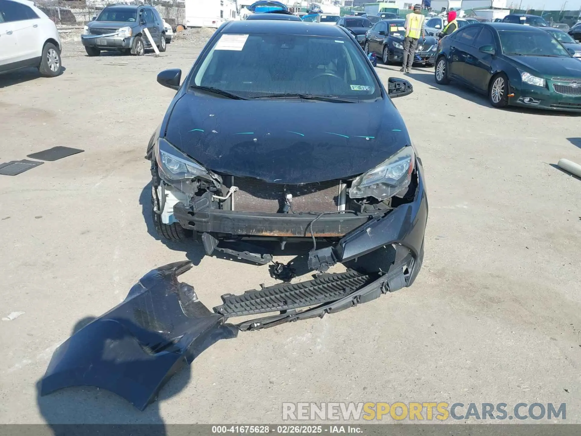6 Photograph of a damaged car 2T1BURHE4KC174132 TOYOTA COROLLA 2019