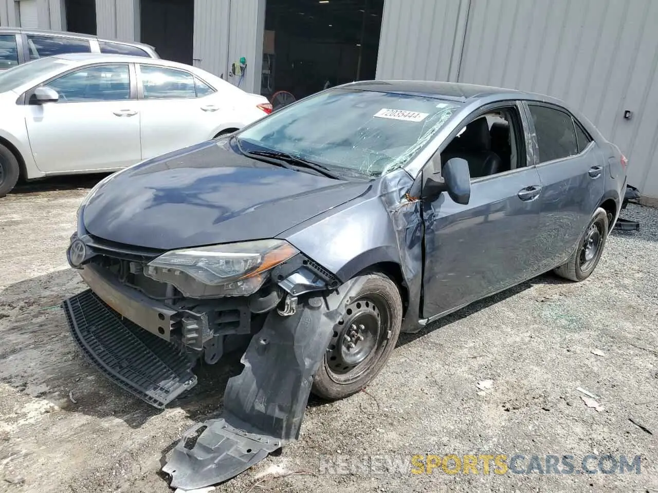1 Photograph of a damaged car 2T1BURHE4KC174180 TOYOTA COROLLA 2019