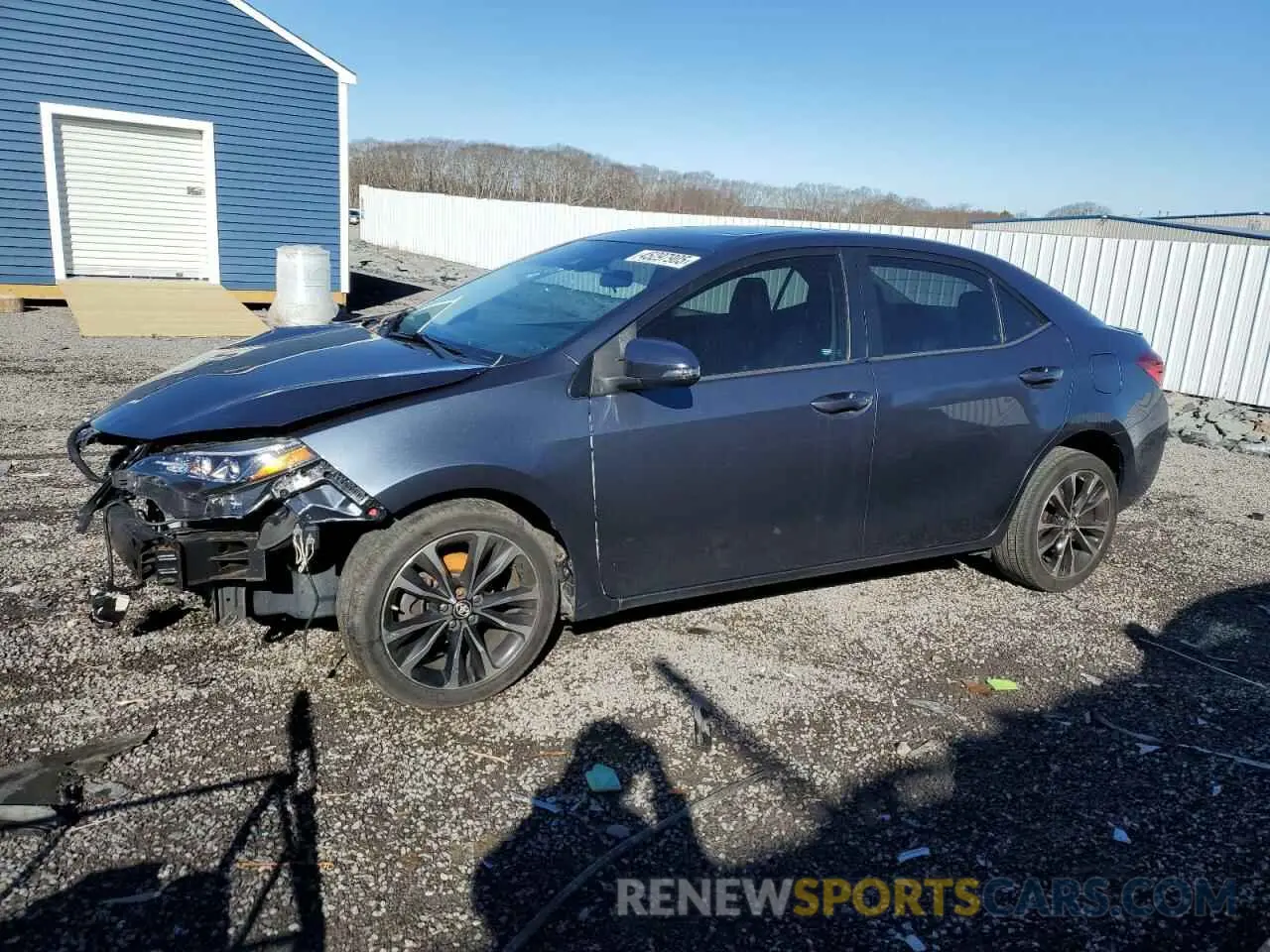 1 Photograph of a damaged car 2T1BURHE4KC176754 TOYOTA COROLLA 2019