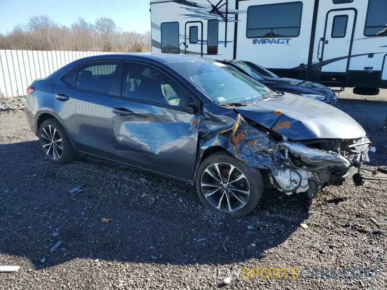 4 Photograph of a damaged car 2T1BURHE4KC176754 TOYOTA COROLLA 2019