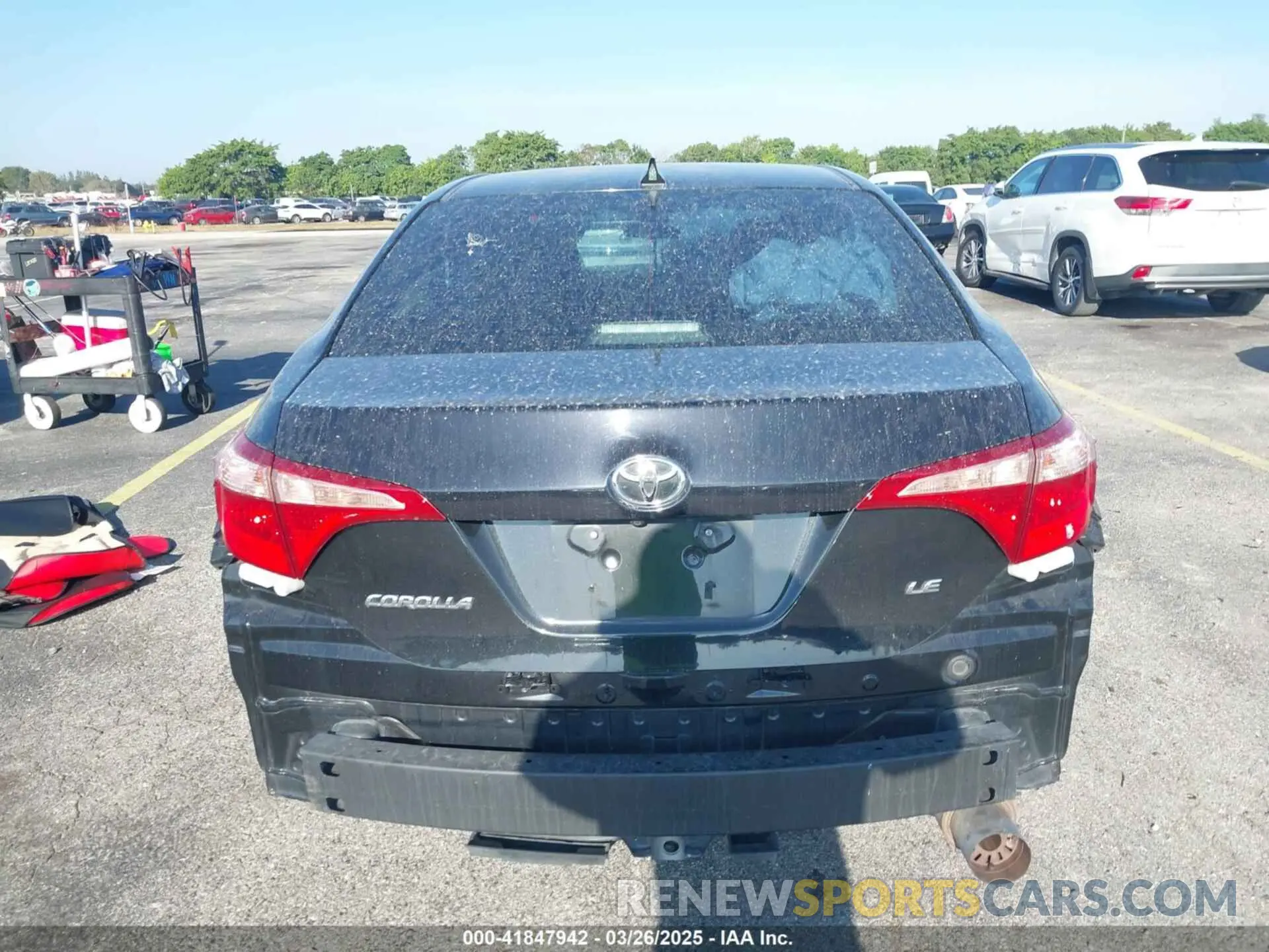 16 Photograph of a damaged car 2T1BURHE4KC181498 TOYOTA COROLLA 2019