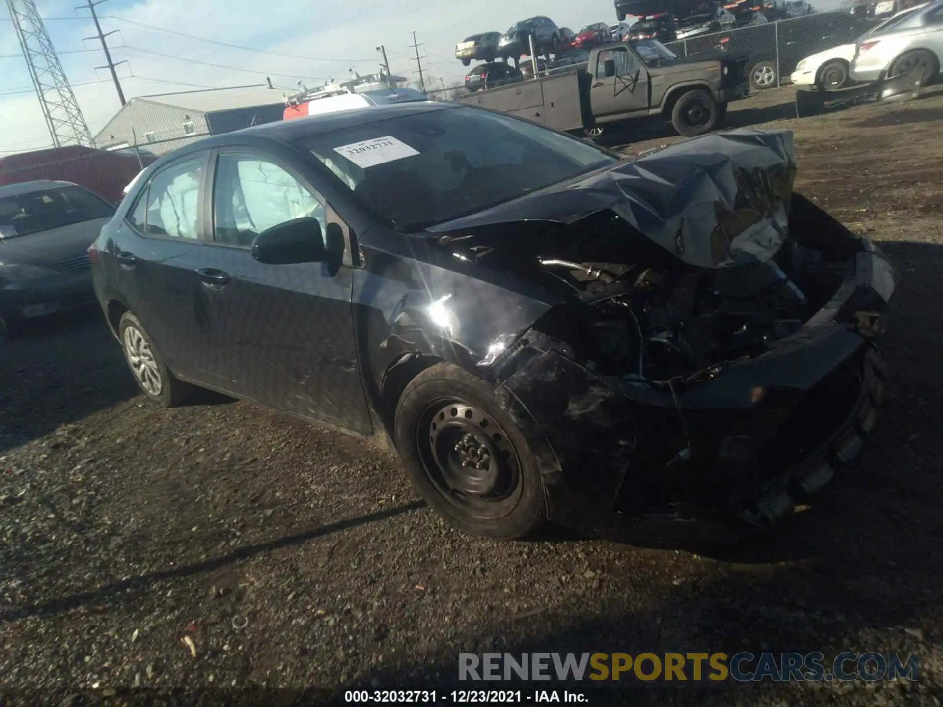 1 Photograph of a damaged car 2T1BURHE4KC188385 TOYOTA COROLLA 2019