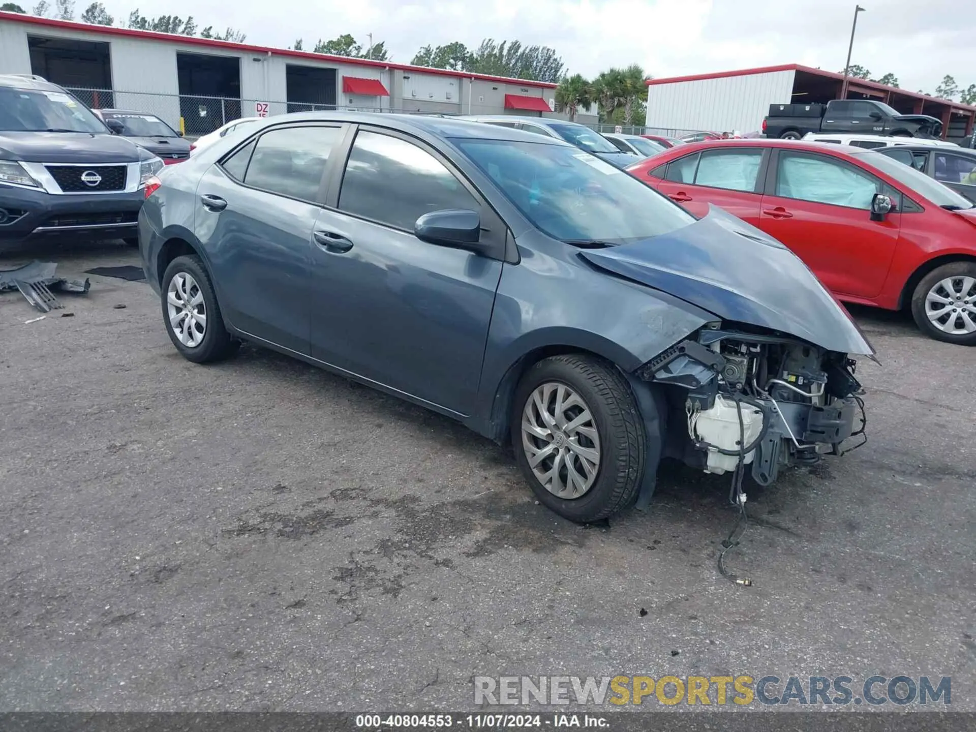 1 Photograph of a damaged car 2T1BURHE4KC188788 TOYOTA COROLLA 2019