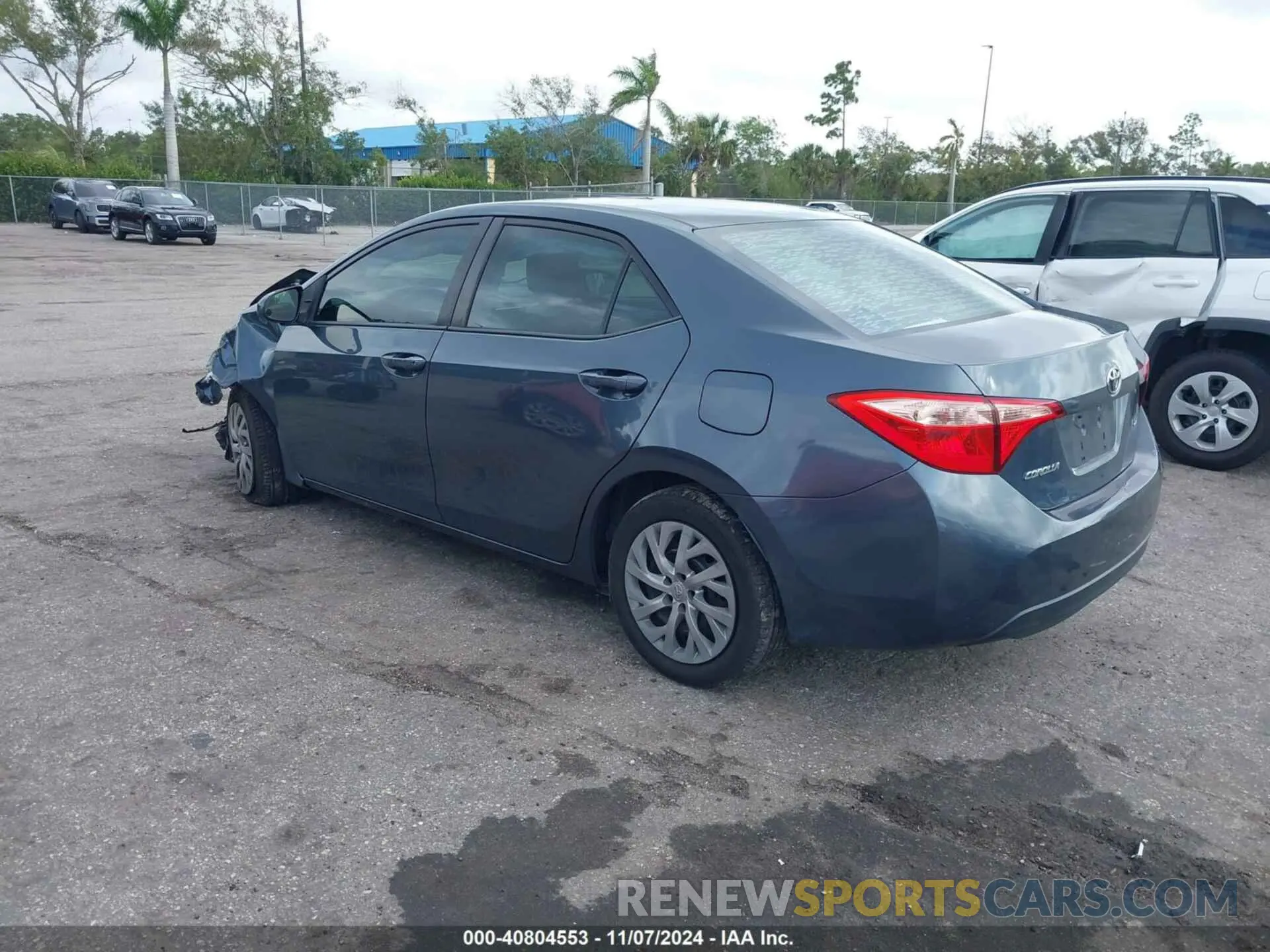 3 Photograph of a damaged car 2T1BURHE4KC188788 TOYOTA COROLLA 2019