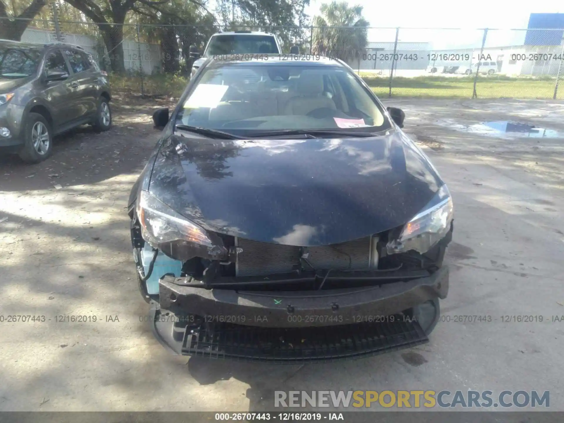 6 Photograph of a damaged car 2T1BURHE4KC191643 TOYOTA COROLLA 2019