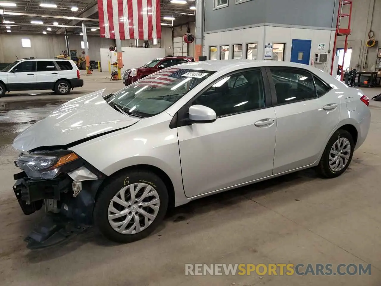 1 Photograph of a damaged car 2T1BURHE4KC192730 TOYOTA COROLLA 2019