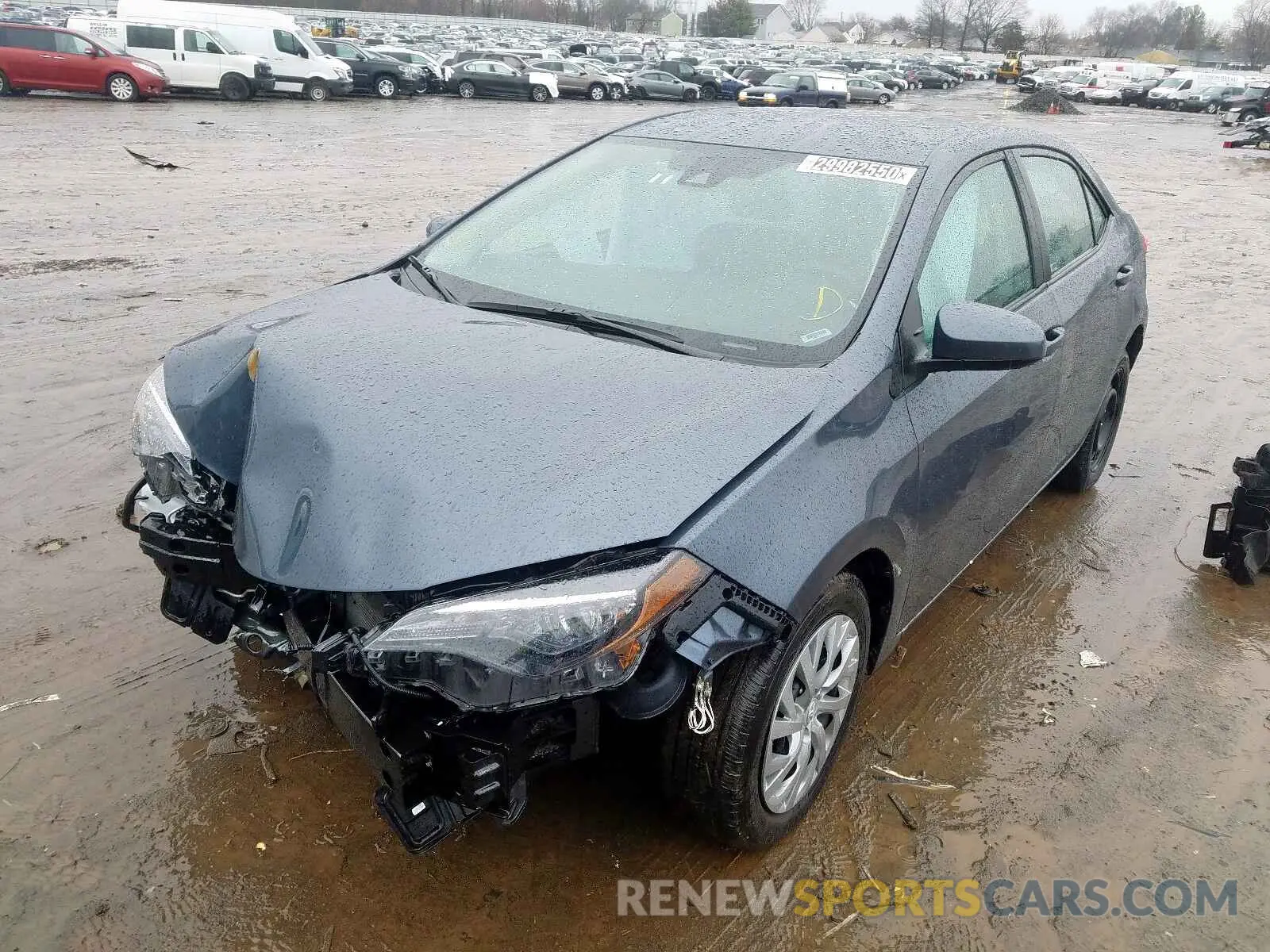 2 Photograph of a damaged car 2T1BURHE4KC199404 TOYOTA COROLLA 2019