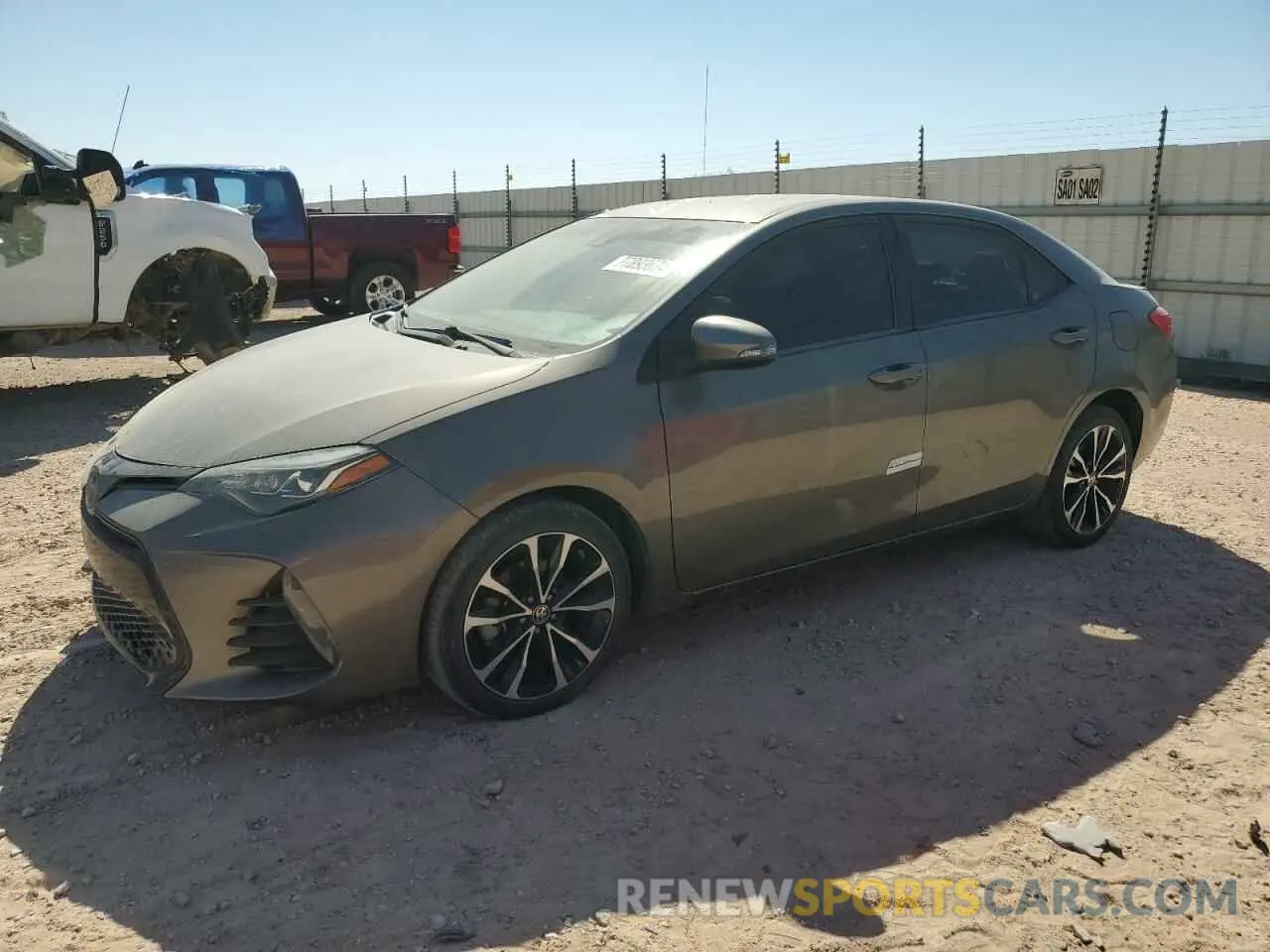 1 Photograph of a damaged car 2T1BURHE4KC200275 TOYOTA COROLLA 2019
