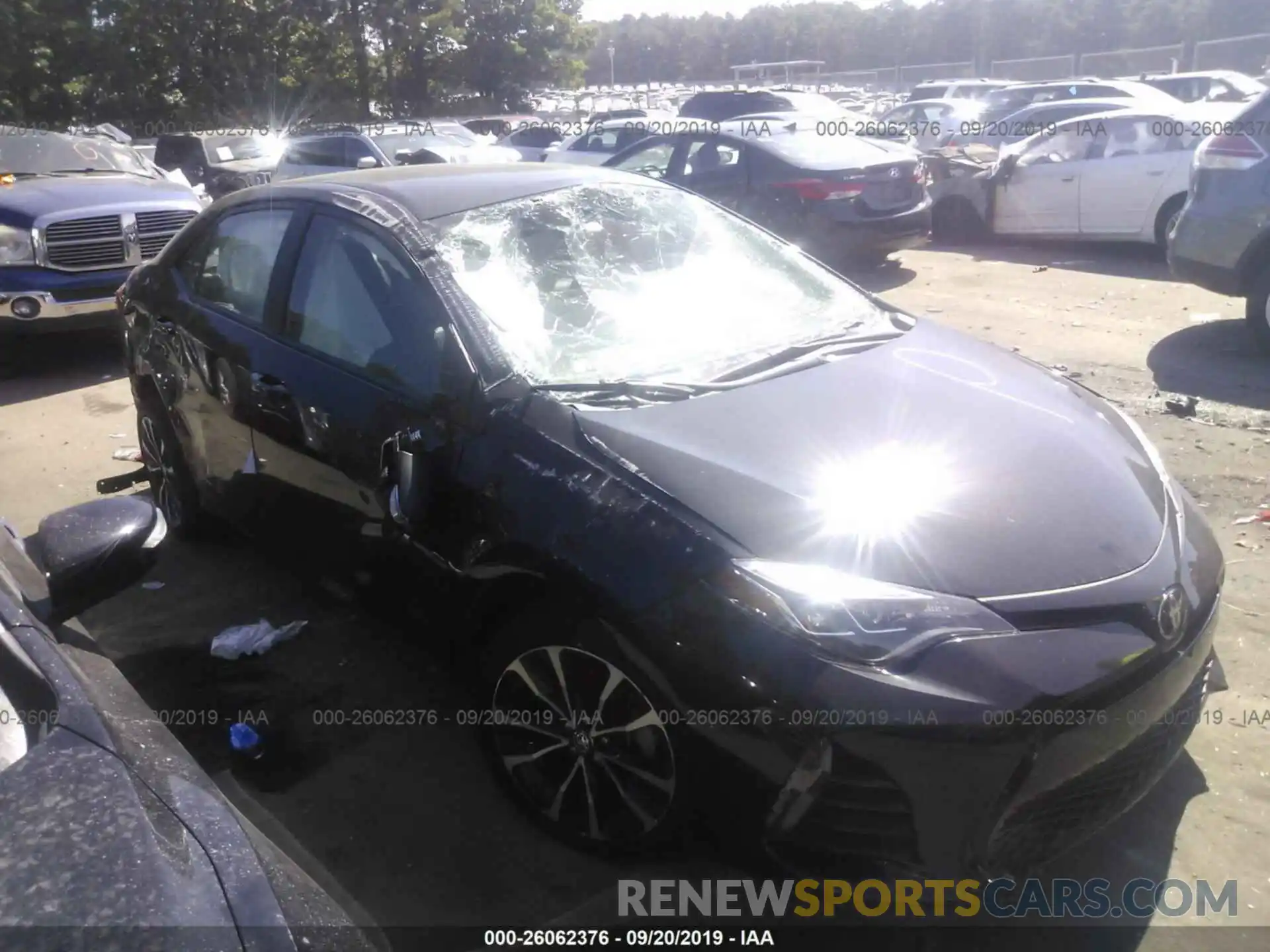 1 Photograph of a damaged car 2T1BURHE4KC200325 TOYOTA COROLLA 2019