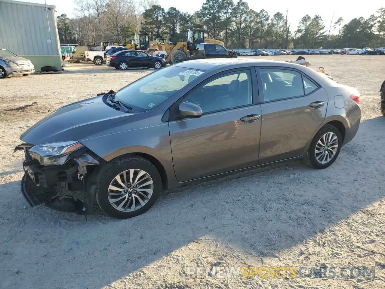 1 Photograph of a damaged car 2T1BURHE4KC203290 TOYOTA COROLLA 2019
