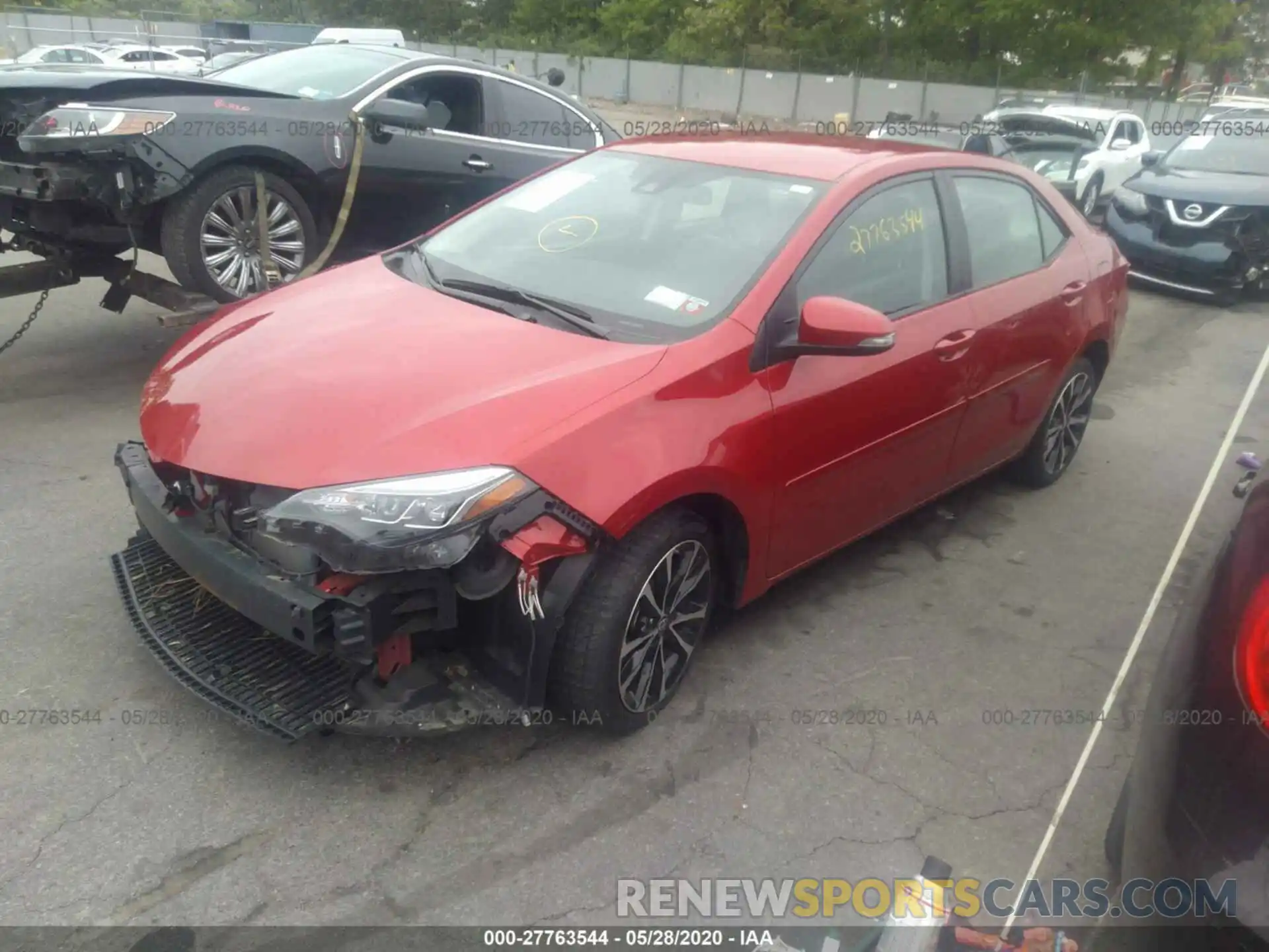 2 Photograph of a damaged car 2T1BURHE4KC204715 TOYOTA COROLLA 2019