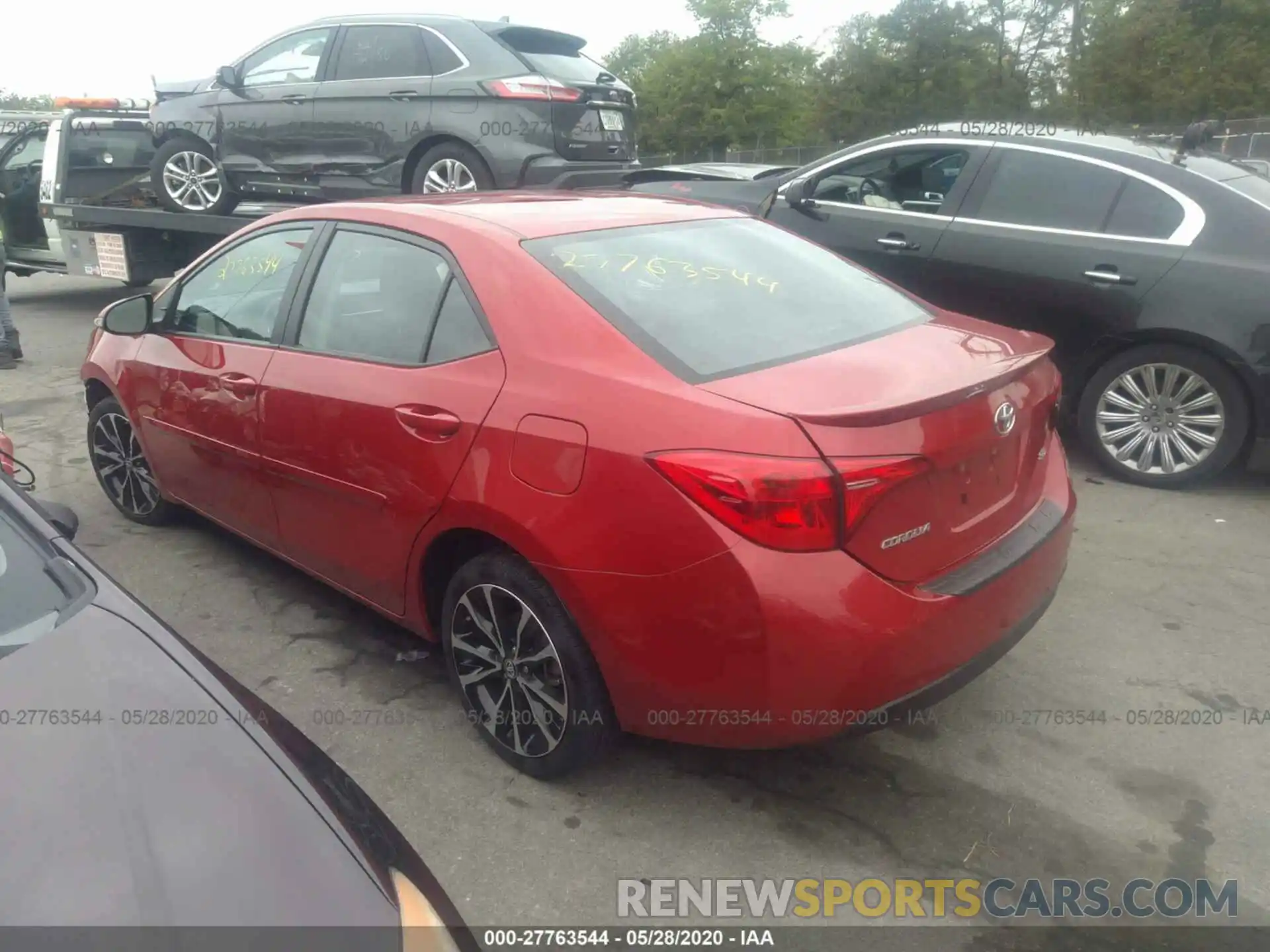 3 Photograph of a damaged car 2T1BURHE4KC204715 TOYOTA COROLLA 2019