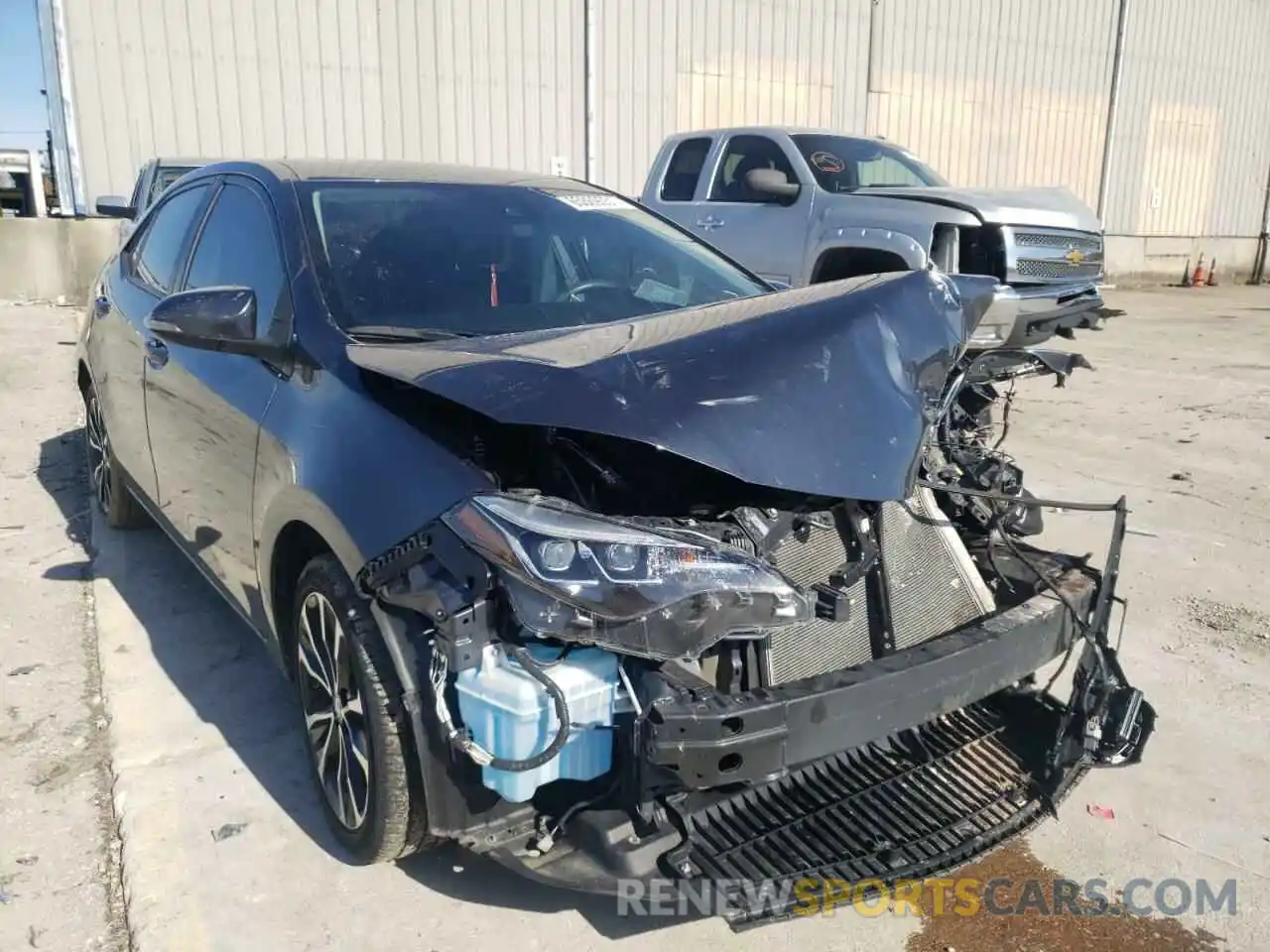 1 Photograph of a damaged car 2T1BURHE4KC206240 TOYOTA COROLLA 2019