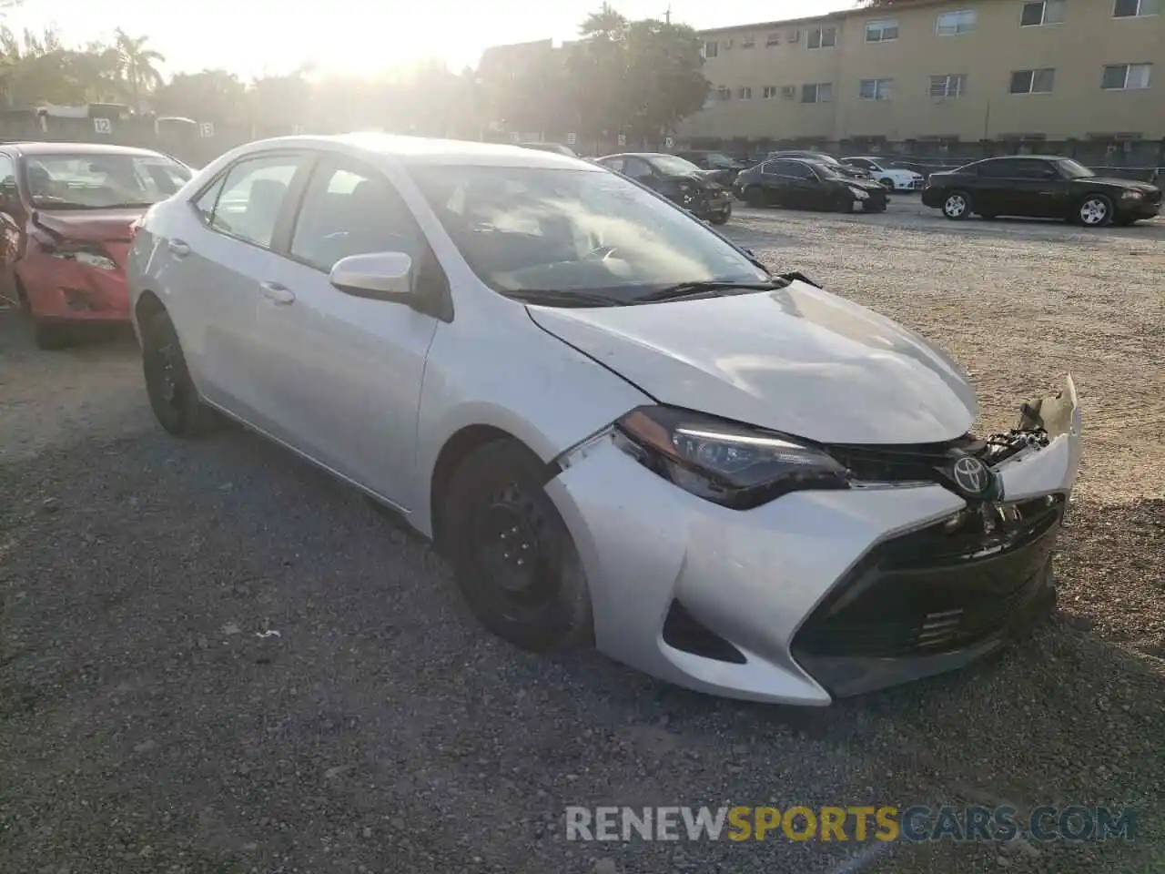 1 Photograph of a damaged car 2T1BURHE4KC206528 TOYOTA COROLLA 2019