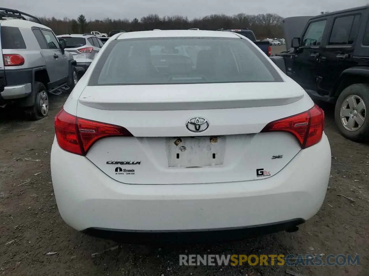 6 Photograph of a damaged car 2T1BURHE4KC207520 TOYOTA COROLLA 2019