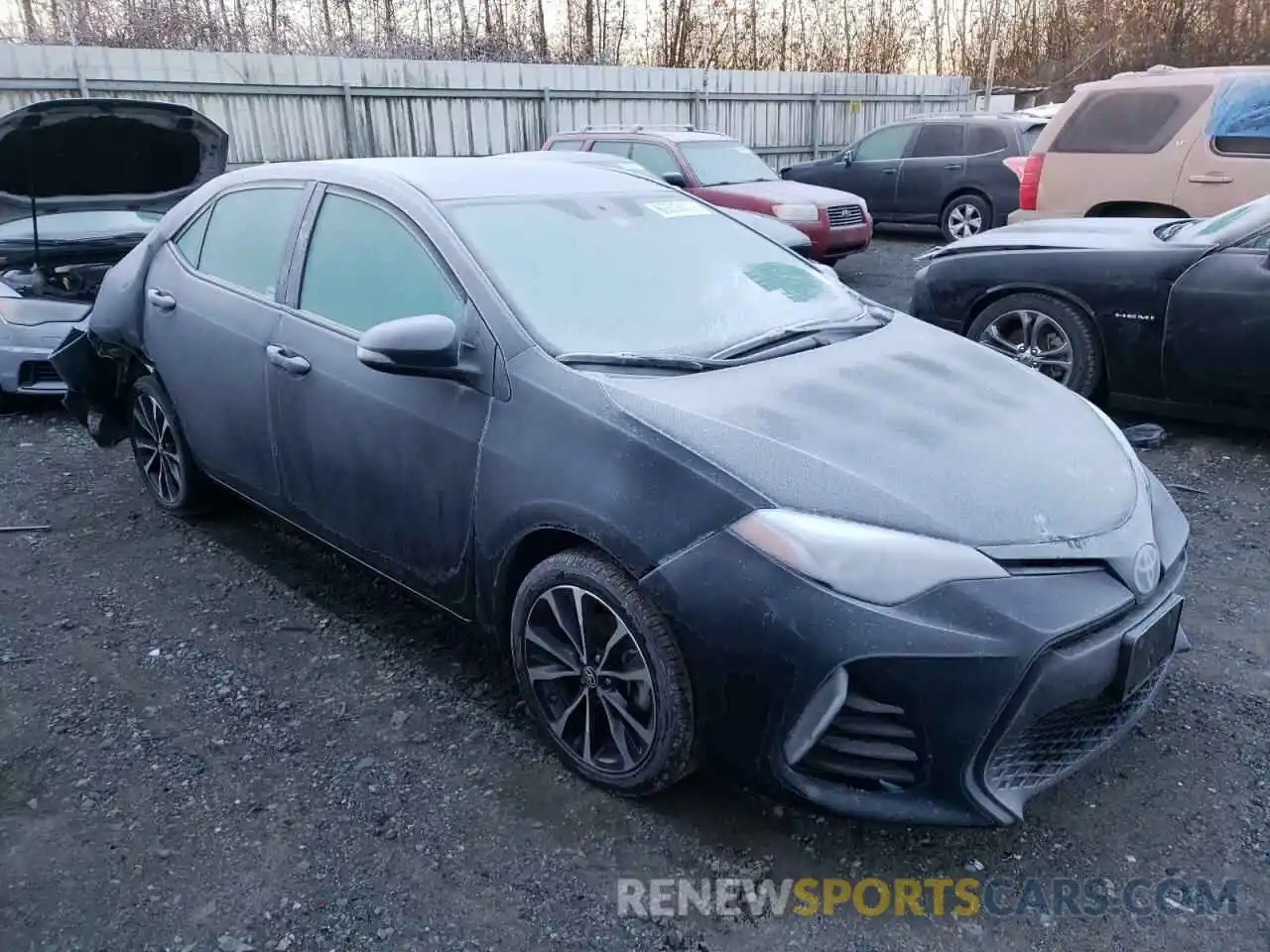 1 Photograph of a damaged car 2T1BURHE4KC207677 TOYOTA COROLLA 2019