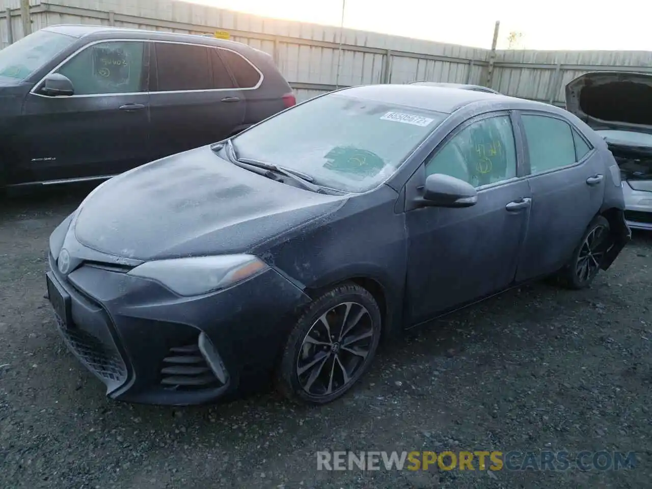 2 Photograph of a damaged car 2T1BURHE4KC207677 TOYOTA COROLLA 2019