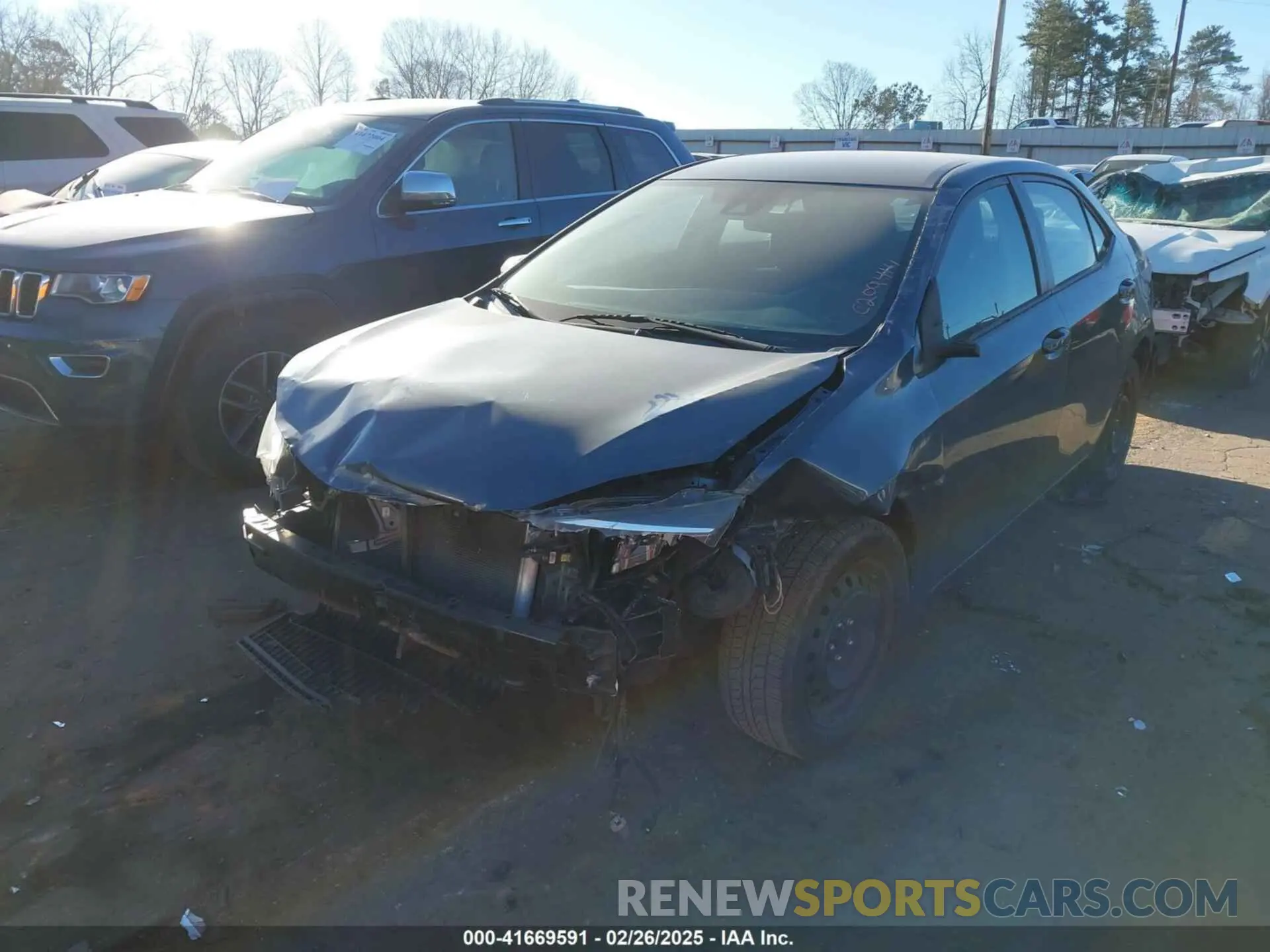 2 Photograph of a damaged car 2T1BURHE4KC209414 TOYOTA COROLLA 2019