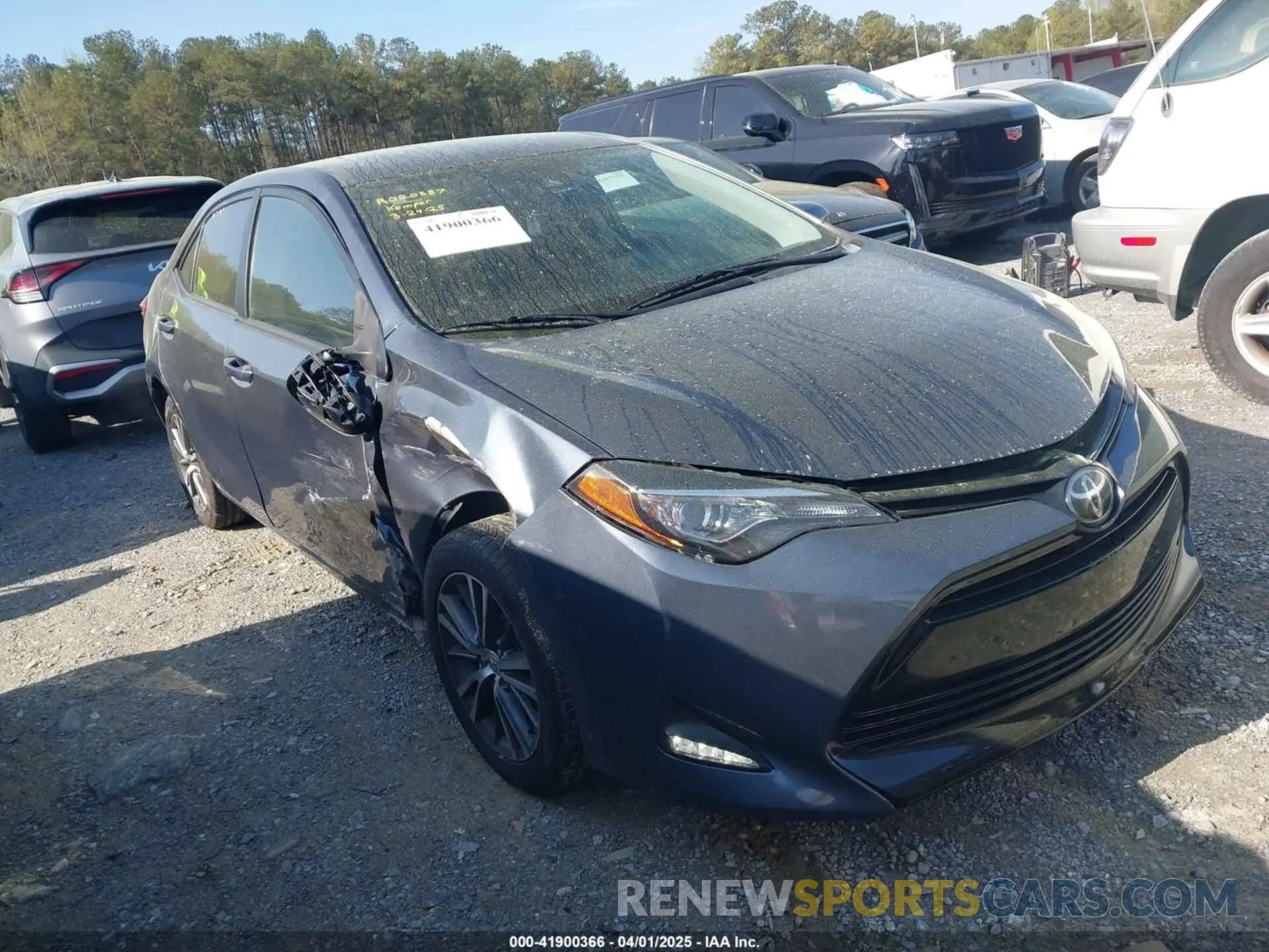 1 Photograph of a damaged car 2T1BURHE4KC211793 TOYOTA COROLLA 2019