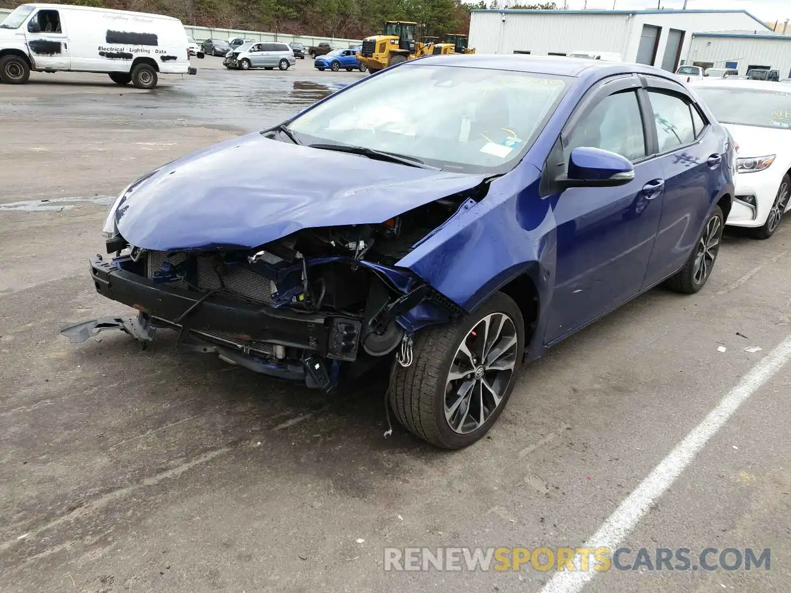 2 Photograph of a damaged car 2T1BURHE4KC215035 TOYOTA COROLLA 2019