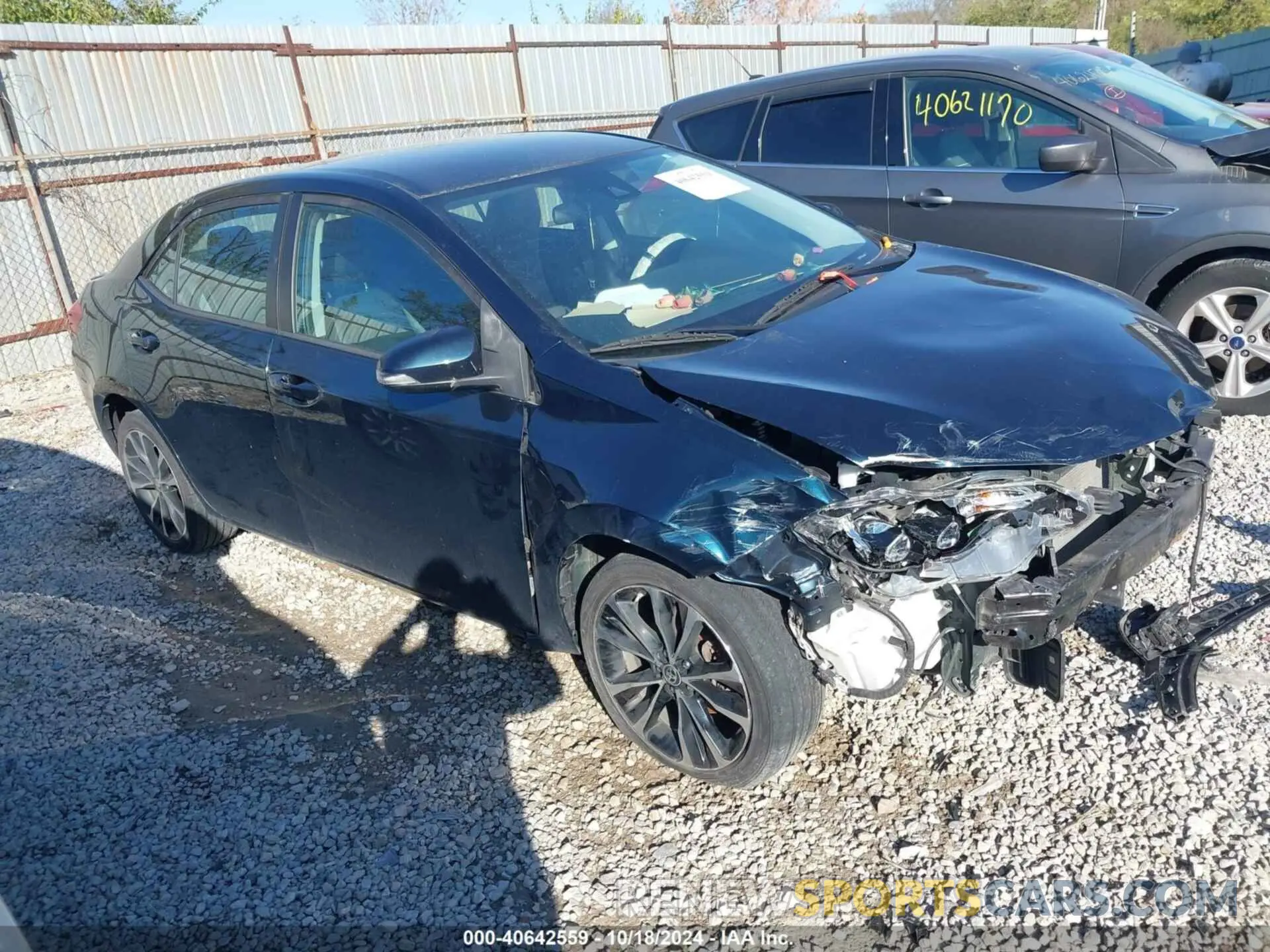 1 Photograph of a damaged car 2T1BURHE4KC217965 TOYOTA COROLLA 2019