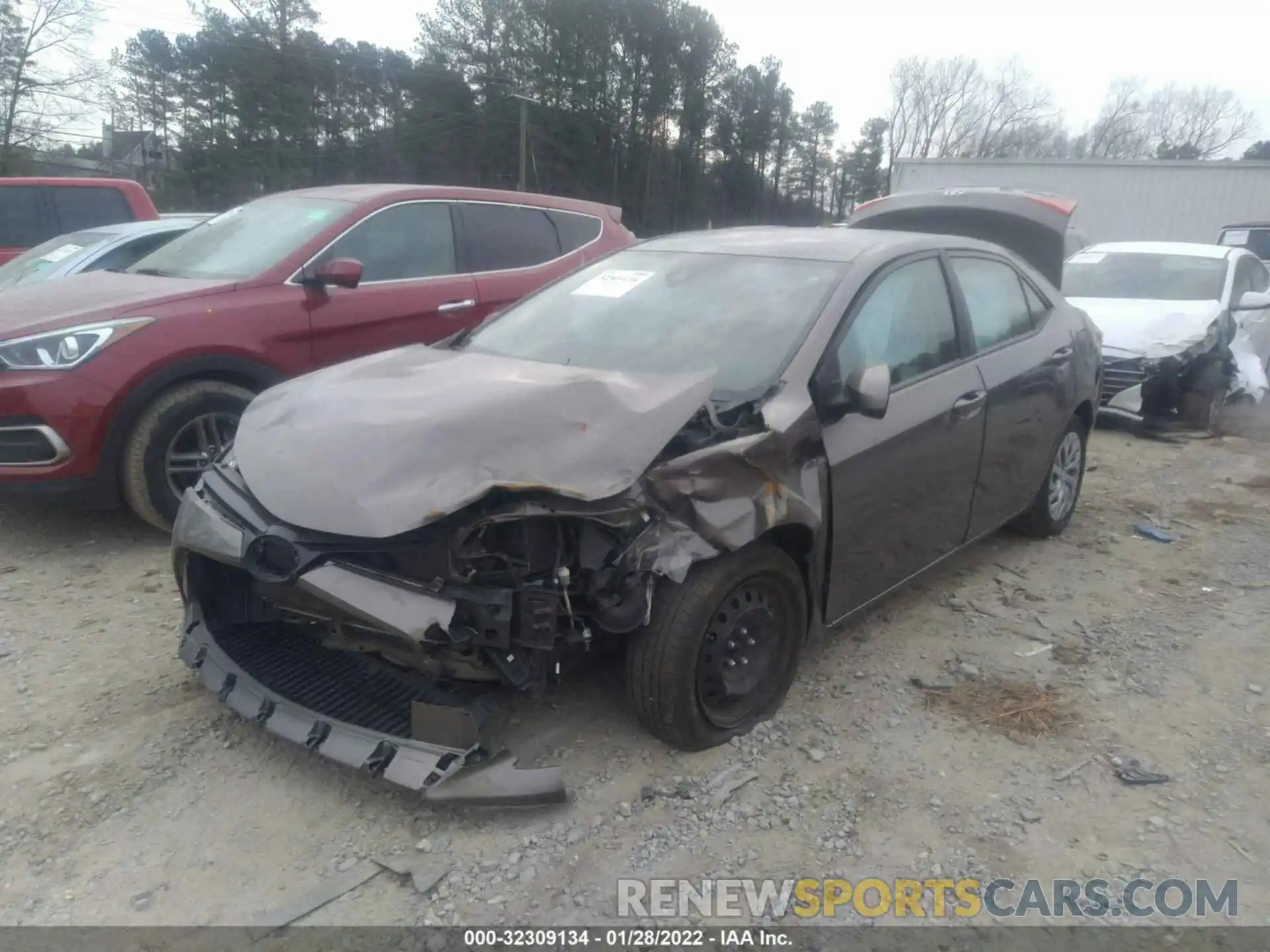 2 Photograph of a damaged car 2T1BURHE4KC221661 TOYOTA COROLLA 2019