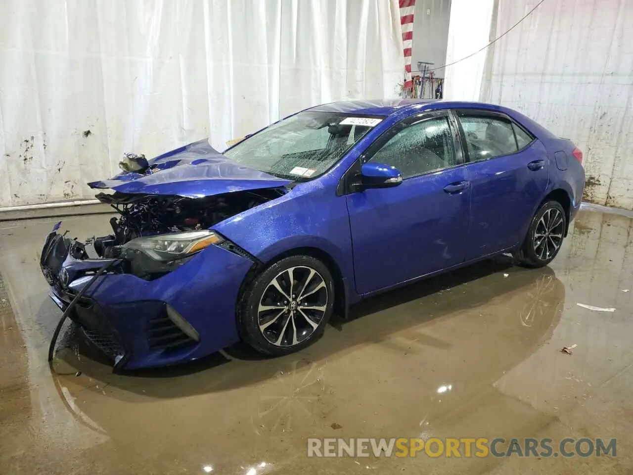 1 Photograph of a damaged car 2T1BURHE4KC223247 TOYOTA COROLLA 2019