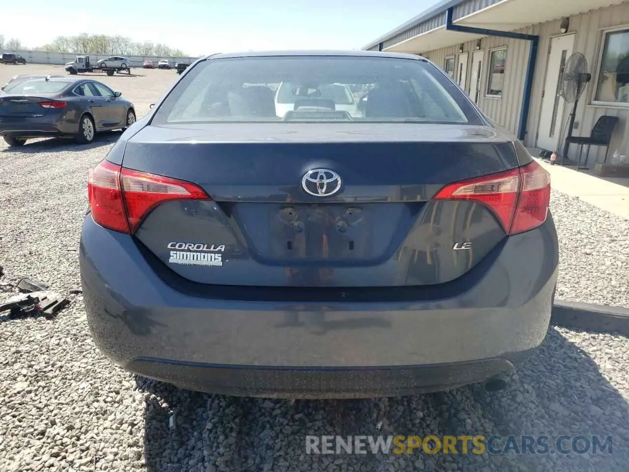 6 Photograph of a damaged car 2T1BURHE4KC234118 TOYOTA COROLLA 2019