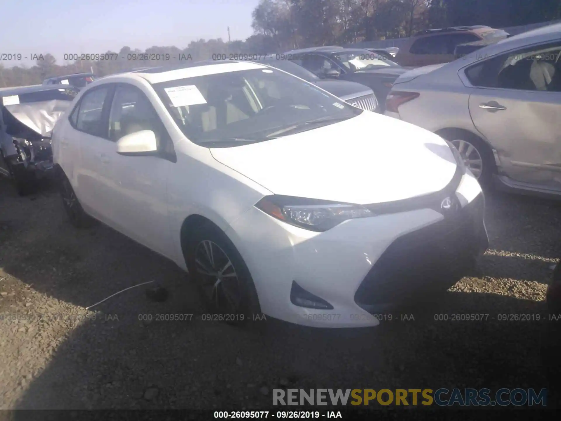 1 Photograph of a damaged car 2T1BURHE4KC236435 TOYOTA COROLLA 2019