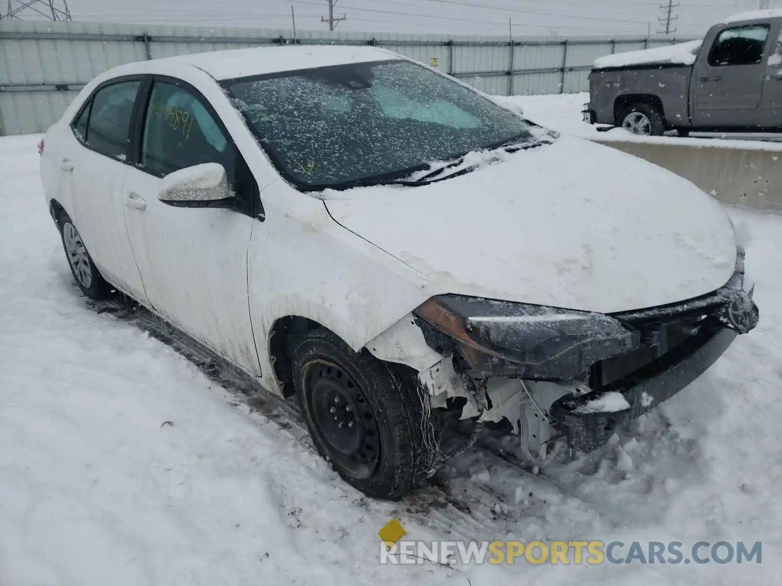 1 Photograph of a damaged car 2T1BURHE4KC237682 TOYOTA COROLLA 2019