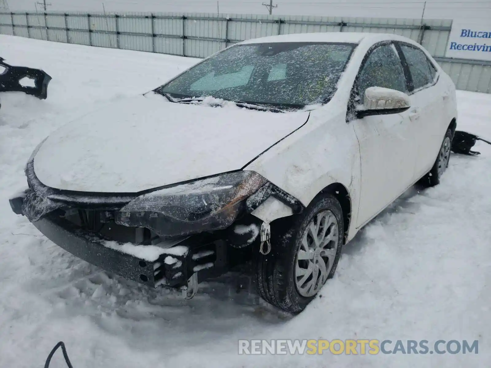 2 Photograph of a damaged car 2T1BURHE4KC237682 TOYOTA COROLLA 2019