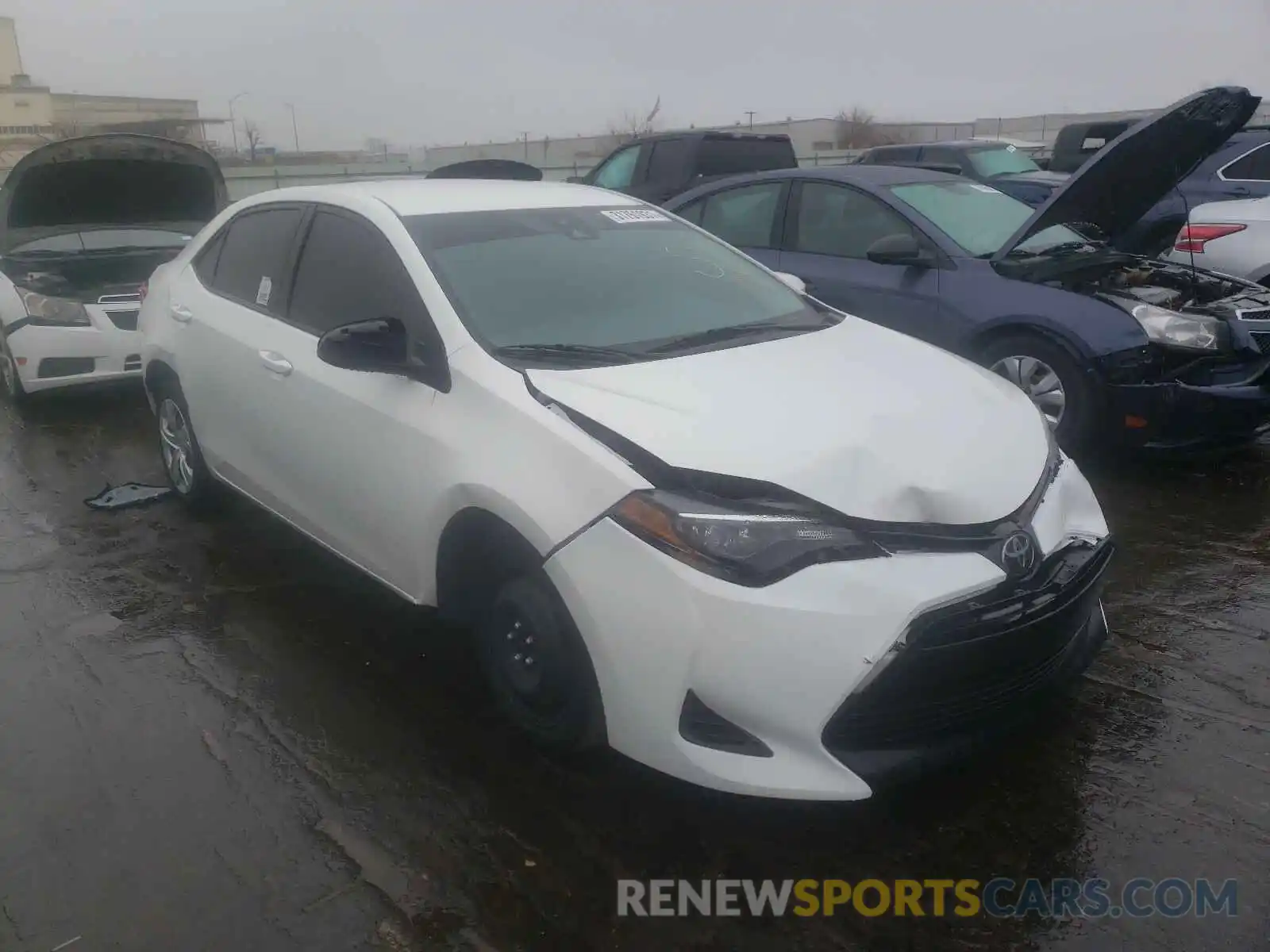 1 Photograph of a damaged car 2T1BURHE4KC238640 TOYOTA COROLLA 2019