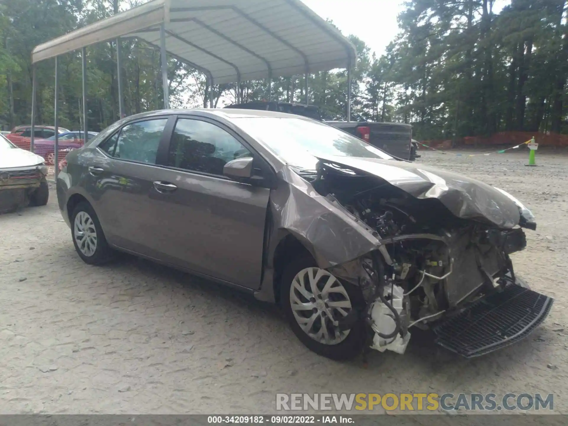 1 Photograph of a damaged car 2T1BURHE4KC238833 TOYOTA COROLLA 2019