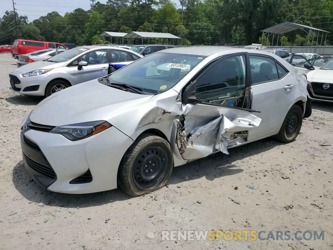 1 Photograph of a damaged car 2T1BURHE4KC241571 TOYOTA COROLLA 2019