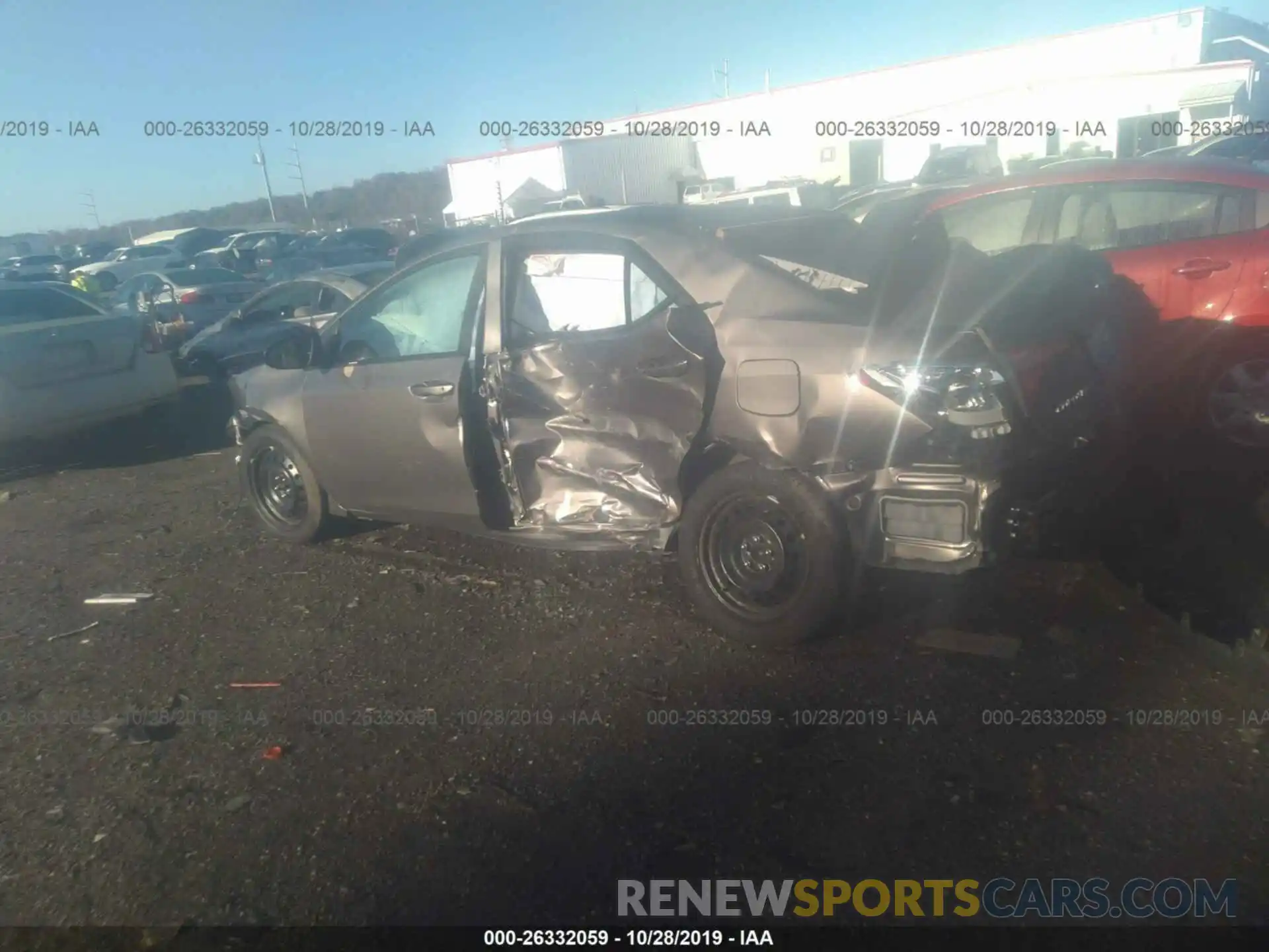 5 Photograph of a damaged car 2T1BURHE4KC244387 TOYOTA COROLLA 2019