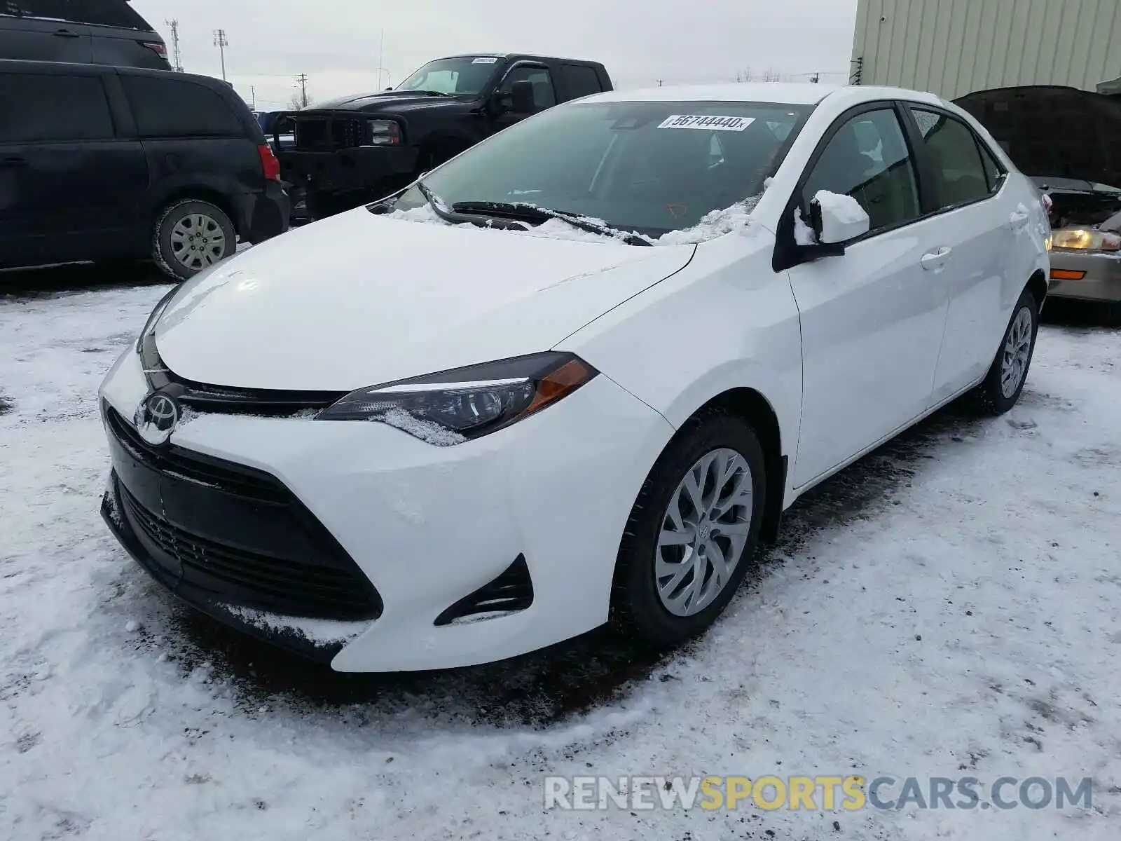 2 Photograph of a damaged car 2T1BURHE4KC247080 TOYOTA COROLLA 2019