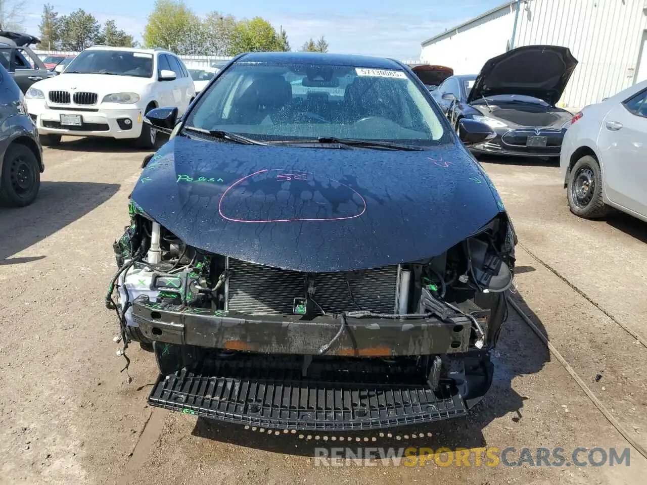 5 Photograph of a damaged car 2T1BURHE5KC126834 TOYOTA COROLLA 2019