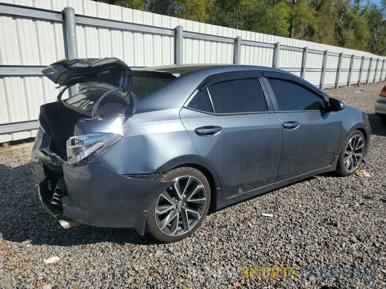 3 Photograph of a damaged car 2T1BURHE5KC127983 TOYOTA COROLLA 2019