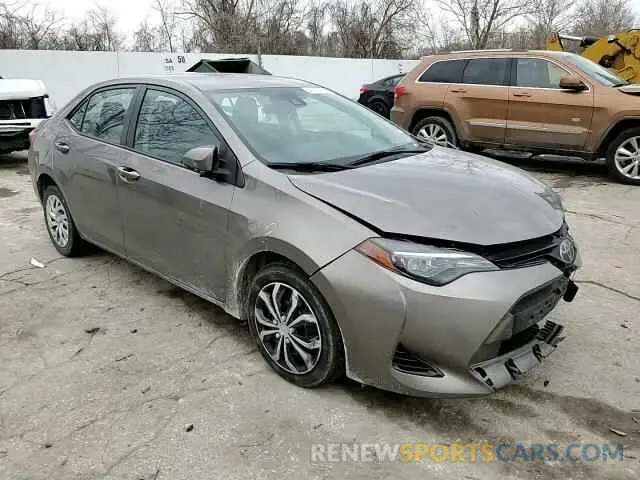 10 Photograph of a damaged car 2T1BURHE5KC128101 TOYOTA COROLLA 2019